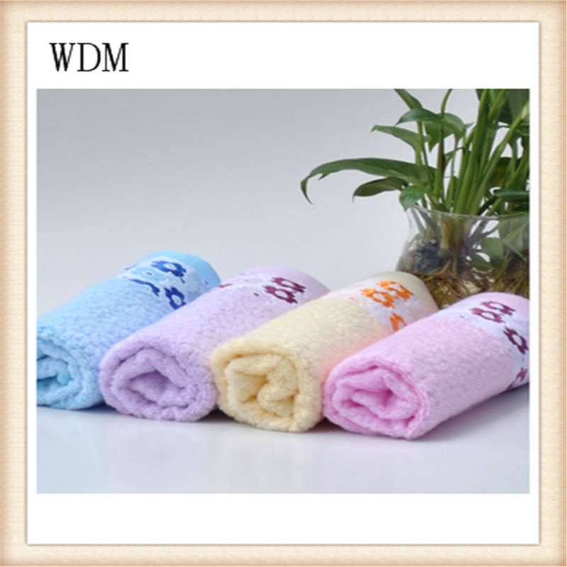 100%  baby bamboo towel  jacquard satin towel