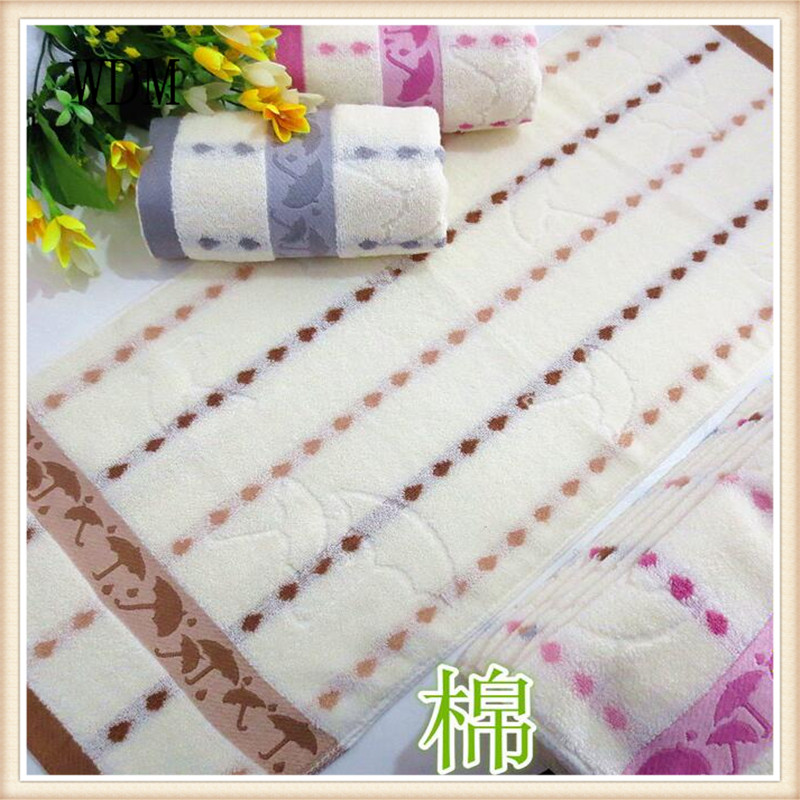 100%  cotton towel  any color 75*34  100g