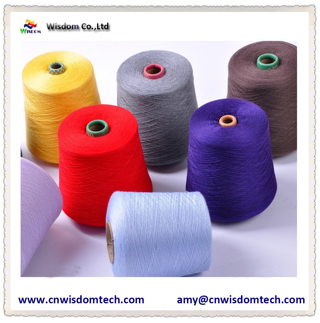 acrylic cotton yarn 50%/50%  20s/2  30s/2 for knitting sweater scarf gloves 